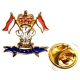 9th/12th Royal Lancers Lapel Pin Badge (Metal / Enamel)